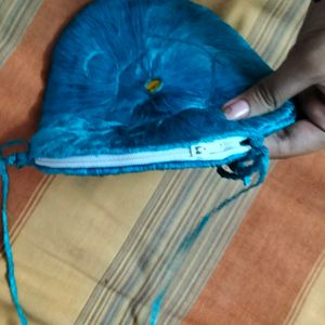 Blue Handmade Sling Bag