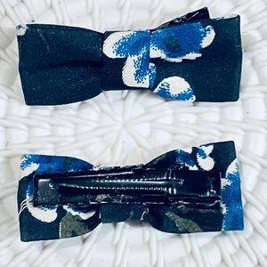 Blue Combo Offer - Scarf / Hair Clip / Earrings