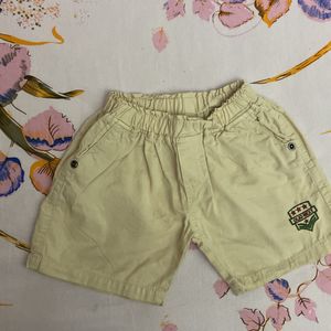 Kids Shorts - Beige