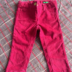 New Benetton Trouser Pants For 0years 23Cm