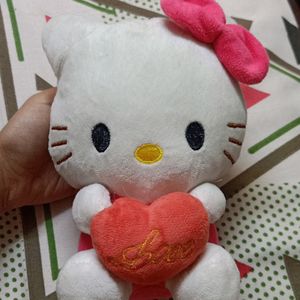 Hello Kitty Holding Heart Plush