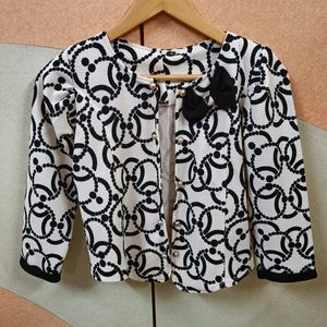 Black N White Party Jacket