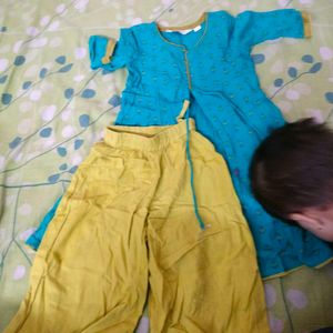 Kurta Plazo Set For Girl