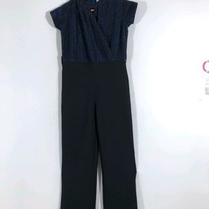 Blue & Black  Zara Basic Jumpsuit