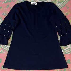 Women Beautiful Navy Blue Top 💙