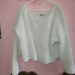 Drop Shoulder Woolen Sweater