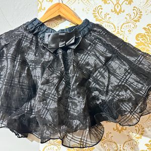 Organza Mini Skirt