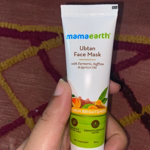 Mamaearth Ubtan Face Mask With Turmeric And Saffro