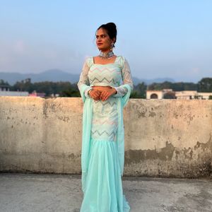 Fish Cut Lehenga Choli