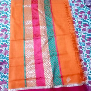 Kota Silk Saree Without Blouse