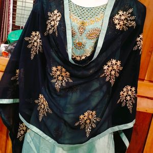 Gown+Dupatta