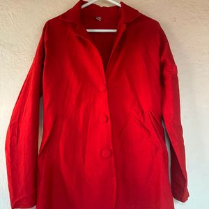 WOMEN RED COAT/BLAZER