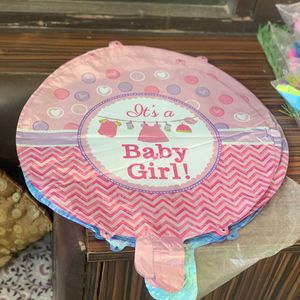 Its A Boy/Girl 2 Pcs Foil Balloon Pink And Blue