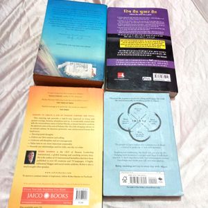 Combo Of Four Books (Novel And Self Help Book)