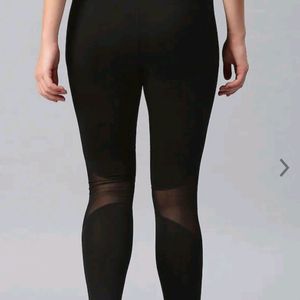 HRX Rapid Dry Black Gym Tights