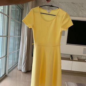 Yellow Shortsleeved Dress