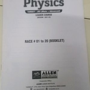 Allen Booklet