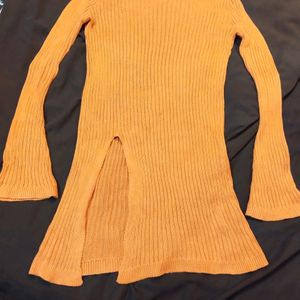 Side Slit Woolen Top