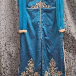 embroidered kurta set with dupatta