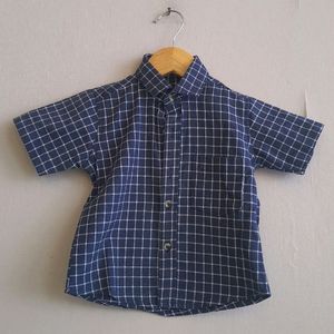 Navy Blue Shirt For 2-3 Year Old.