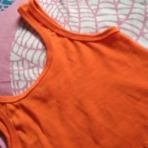 Orange Tank Top