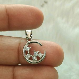 92.5 Sterling Silver Pendant With Earrings