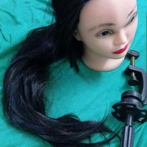 Woman Long Hair Dummy With Stand