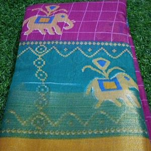 Chanderi Cotton Saree