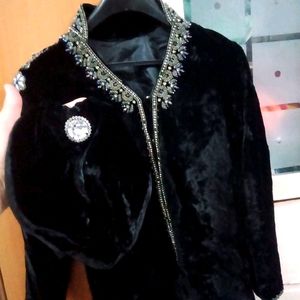 Velvet Sherwani