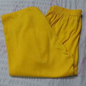 Western Wear Leggings ( LEMON YELLOW )