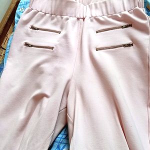 Moda Elementi Baby Pink Elasted Pants For Girls