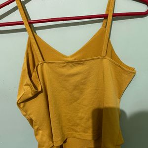 Crepe Top Yellow