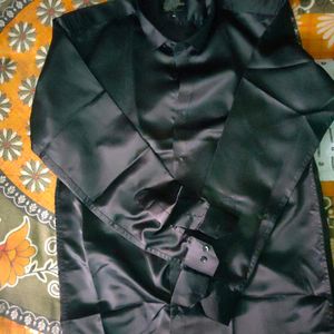 Satin Shirt 1 Time Used Regular FitSlim Full Sleev