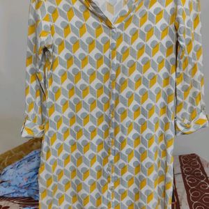 Yellow Kurti