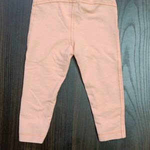 Sleevless T & Peach Jeans Set (6-12 Months )