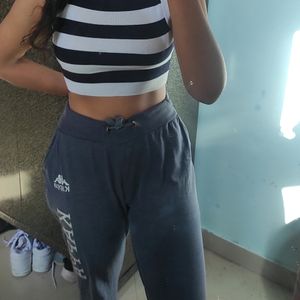 Blue Kappa High Waist Jogger For Men/Women