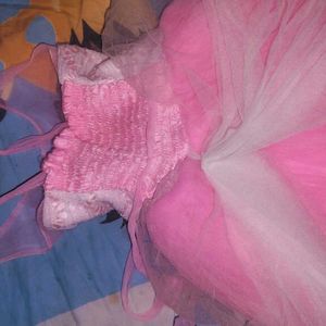 Pink Baby Girl Gown