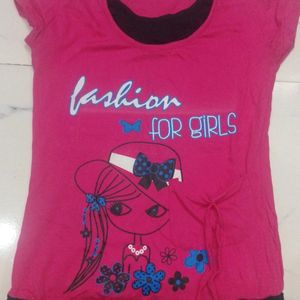 Pink(rose) Top For Girls And Women