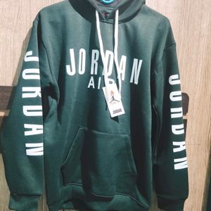 Jordan Logo Printed  Kangaroo pocket hoodie