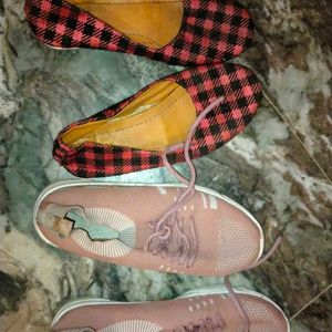 2 Pairs Girls, Women's Shoes