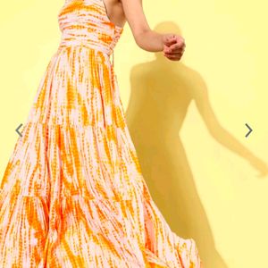 Myntra Shibori Dyed Maxi