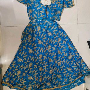 Sky Blue Choli