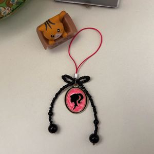 Barbie Phone Cord 💗🖤