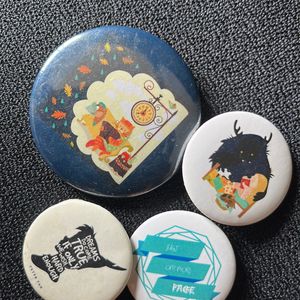 Set Of 5 Badges**