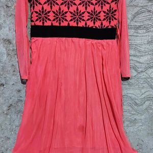 RED + PINK COLOR Dress