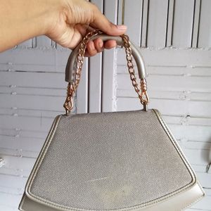 Exotic' Silver Handbag