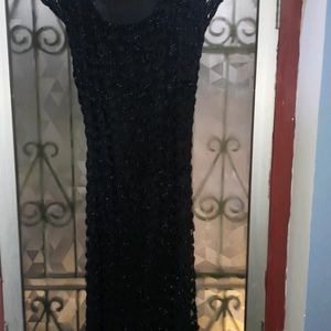 Gown, A- Line, Women, Color-Black