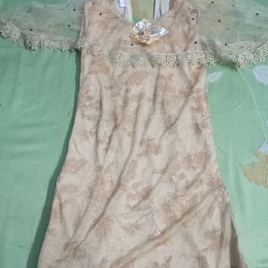 Beige Colour Shrara Set