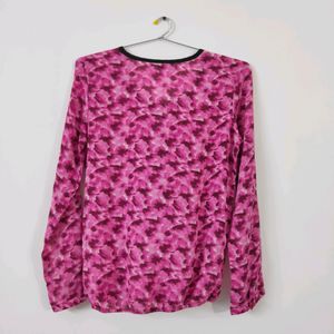 Korean Imported pink floral top