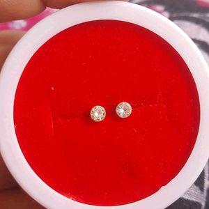 Beautiful New Single Stone Studs